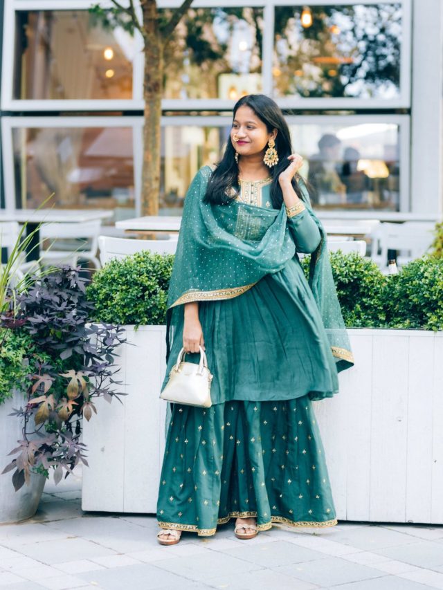 Diwali-look-book-green-Sharara-suit